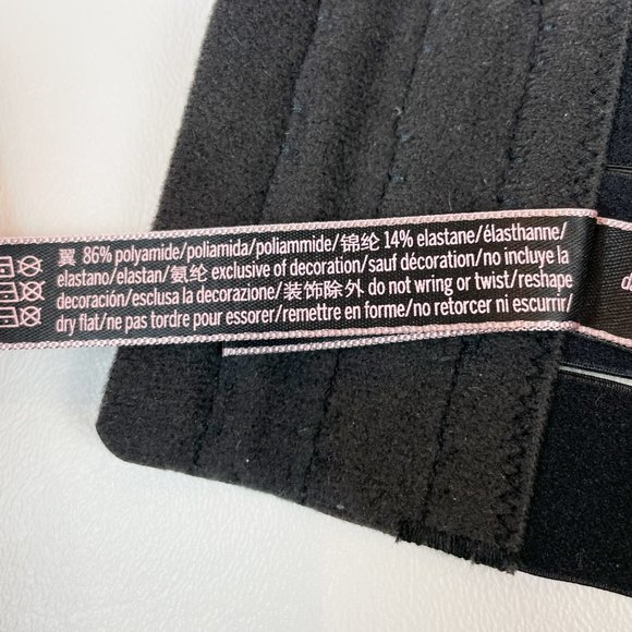 NWOT Victoria's Secret Bra 30D Unlined Balconet Strappy Banded Black - Picture 7 of 7